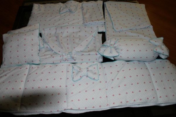 kit berço menina 9 peças